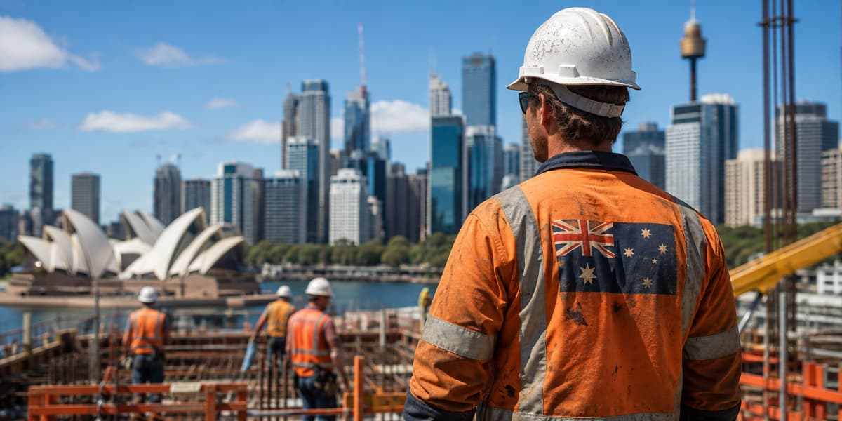 Trabajador en Australia